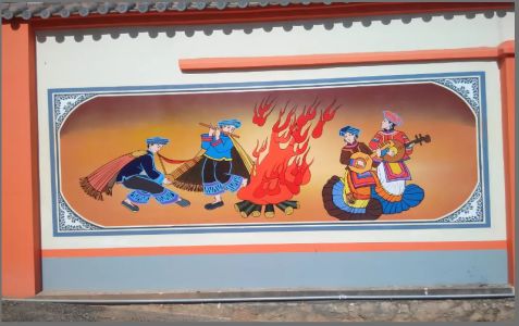 韶山地方特色文化墙